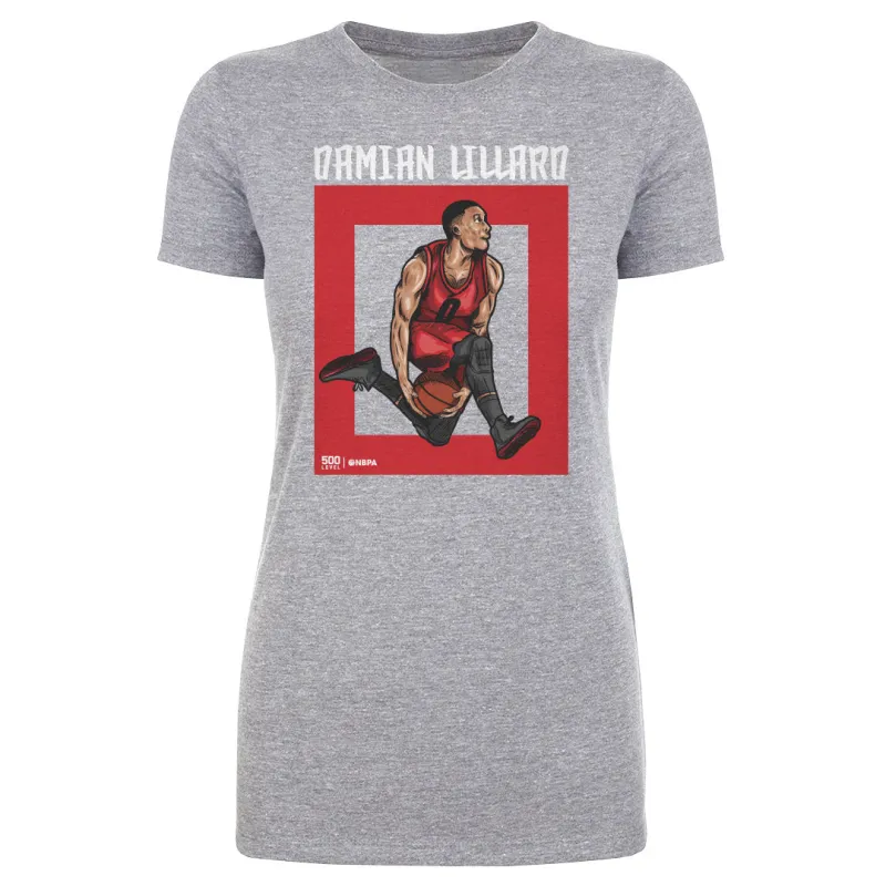 Damian Lillard Portland Number WHT sold by 500 Level