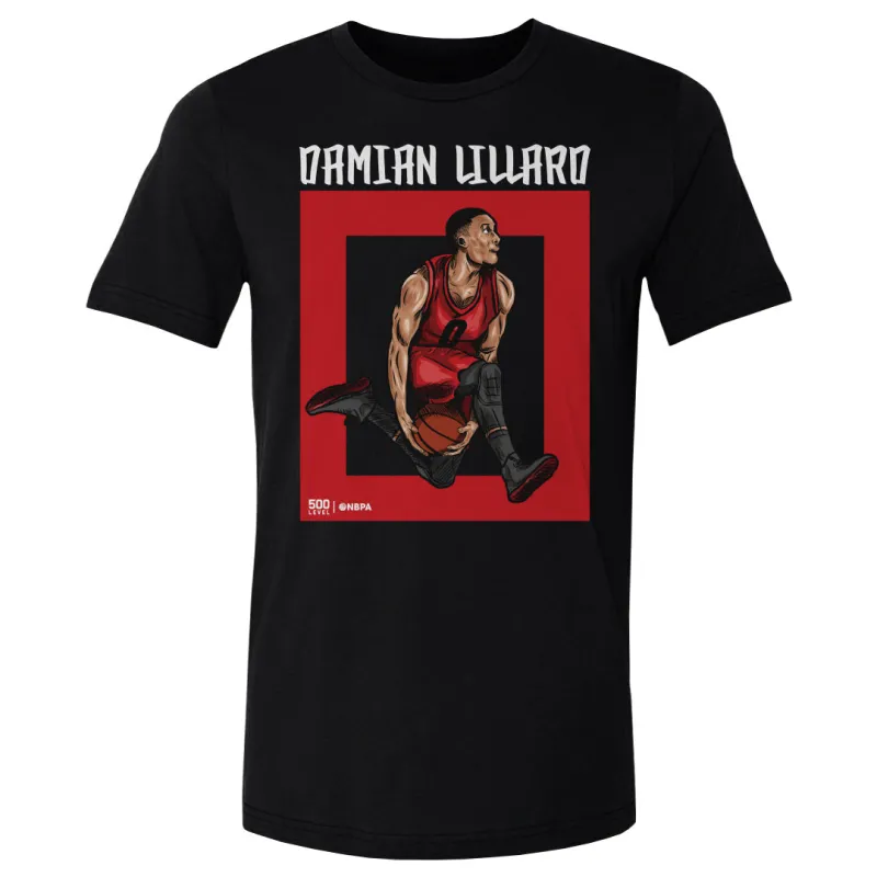 Damian Lillard Portland Number WHT sold by 500 Level