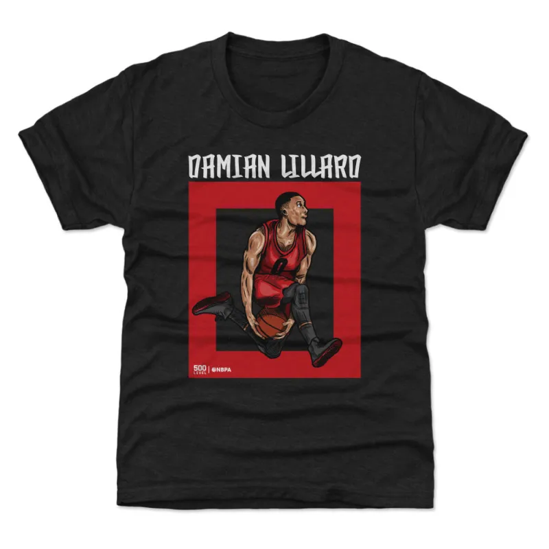 Damian Lillard Portland Number WHT sold by 500 Level