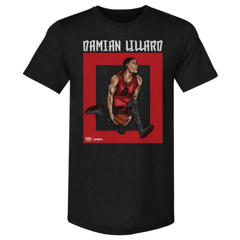 Damian Lillard Portland Number WHT sold by 500 Level