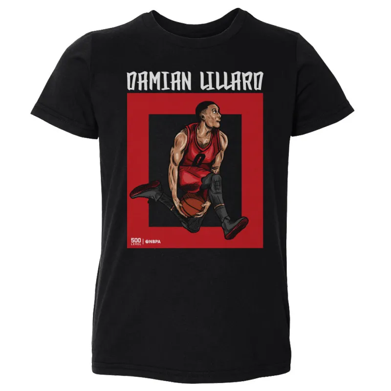Damian Lillard Portland Number WHT sold by 500 Level