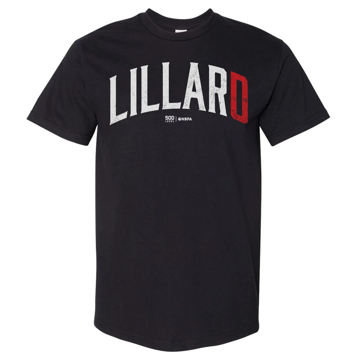 Damian Lillard Portland Name Number WHT sold by 500 Level