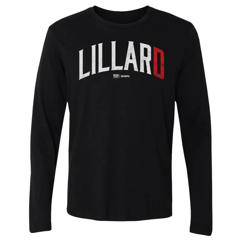 Damian Lillard Portland Name Number WHT sold by 500 Level