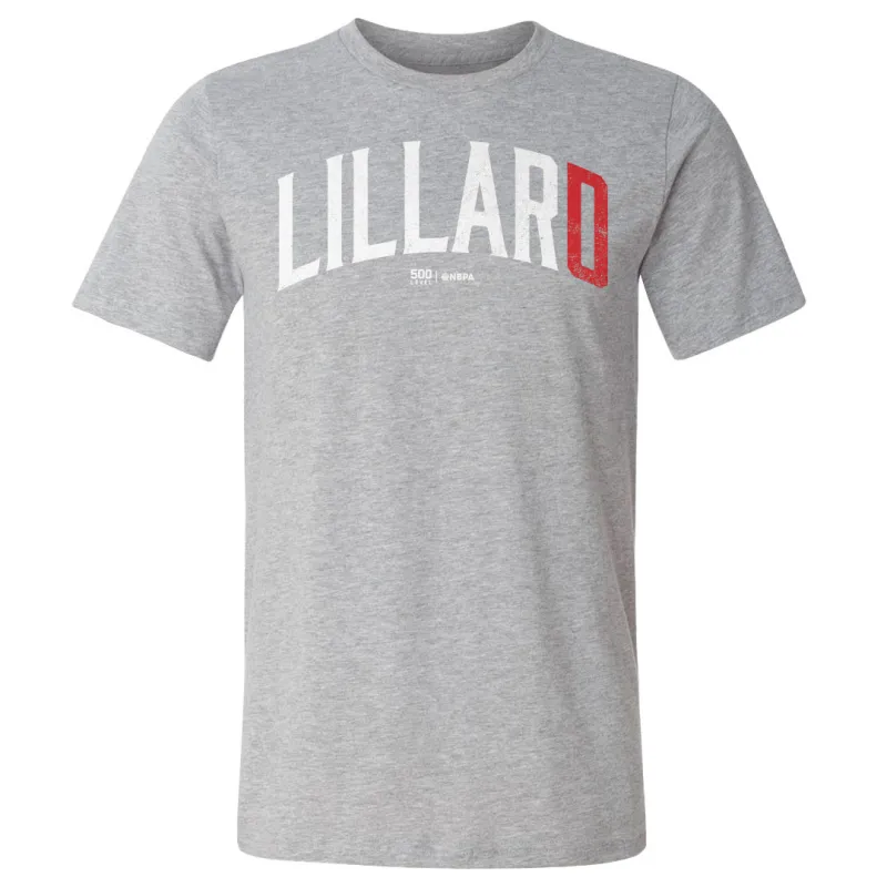 Damian Lillard Portland Name Number WHT sold by 500 Level