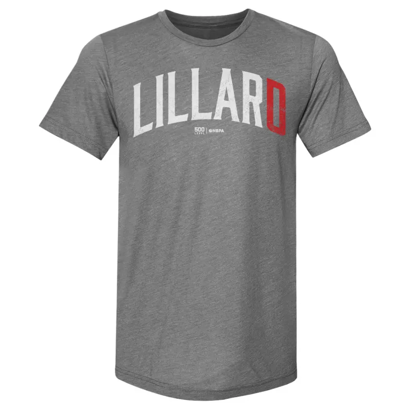 Damian Lillard Portland Name Number WHT sold by 500 Level