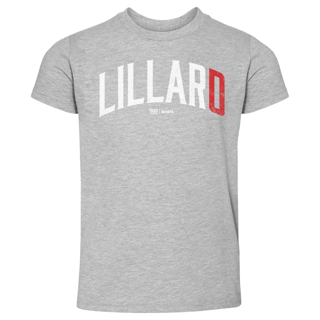 Damian Lillard Portland Name Number WHT sold by 500 Level