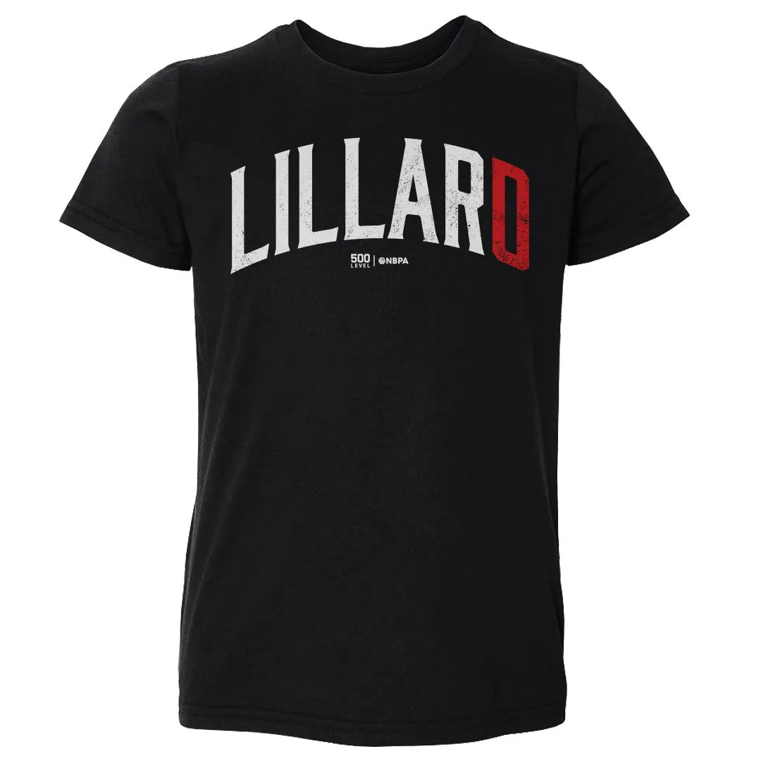Damian Lillard Portland Name Number WHT sold by 500 Level product image thumbnail 2