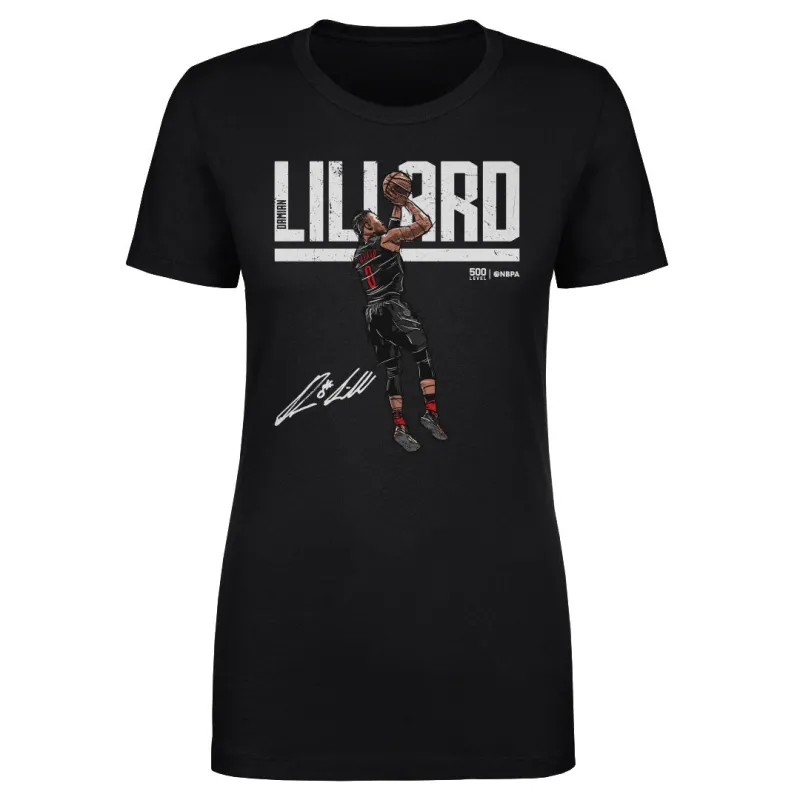 Damian Lillard Portland Hyper WHT sold by 500 Level