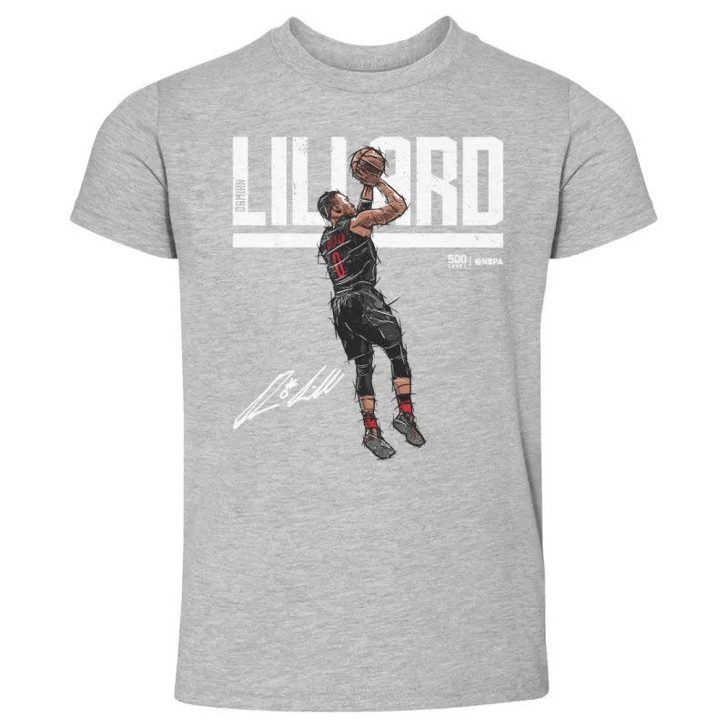 Damian Lillard Portland Hyper WHT sold by 500 Level