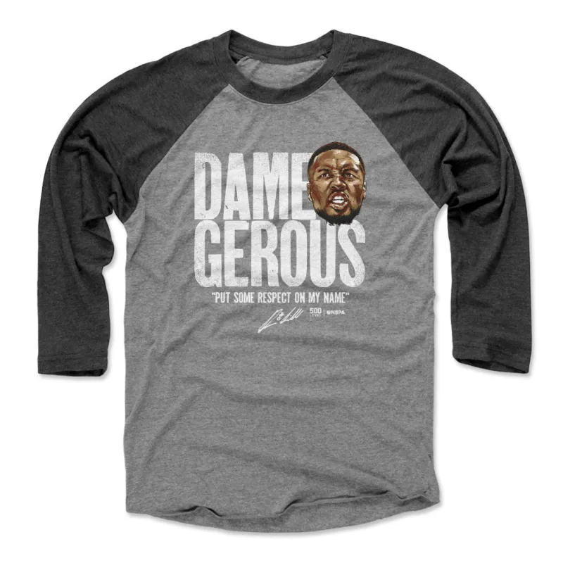 Damian Lillard Portland Dame-gerous WHT sold by 500 Level