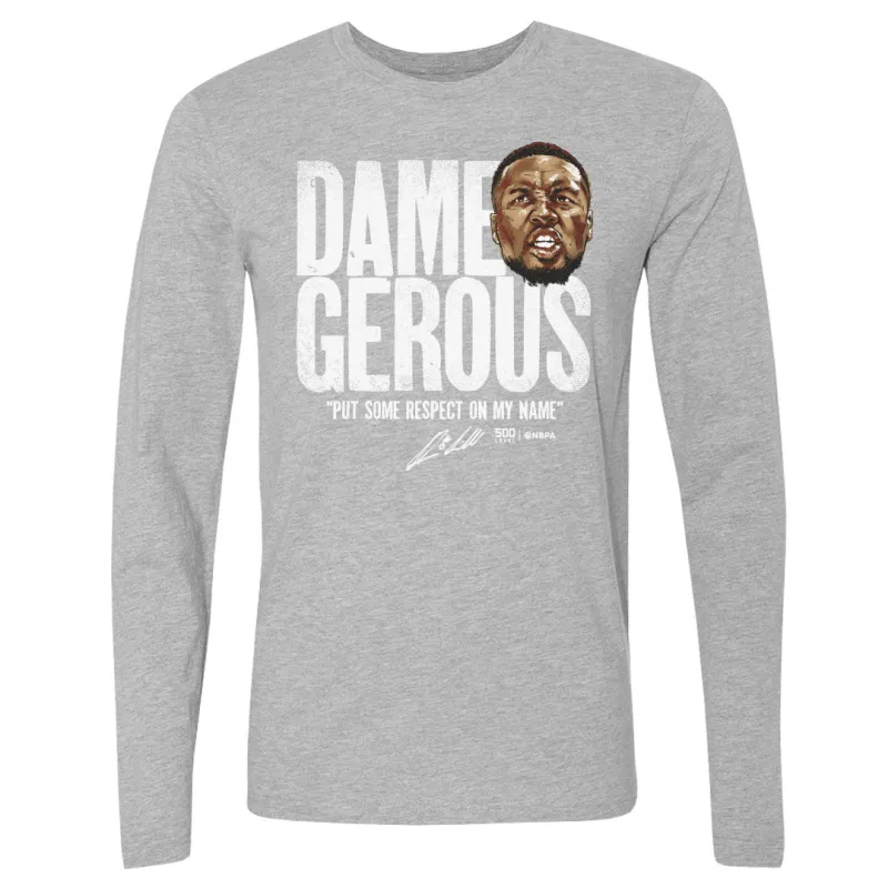 Damian Lillard Portland Dame-gerous WHT sold by 500 Level