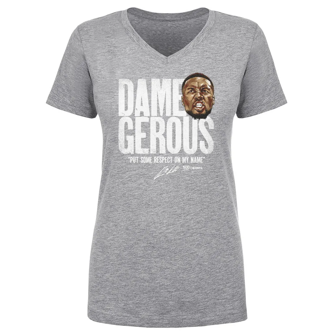 Damian Lillard Portland Dame-gerous WHT sold by 500 Level product image thumbnail 2