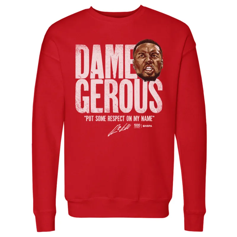 Damian Lillard Portland Dame-gerous WHT sold by 500 Level