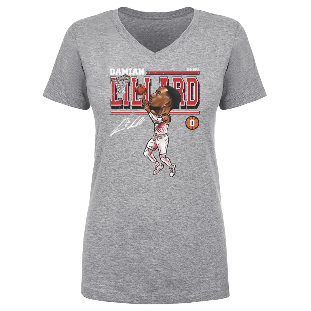 Damian Lillard Portland Cartoon WHT sold by 500 Level product image thumbnail 3