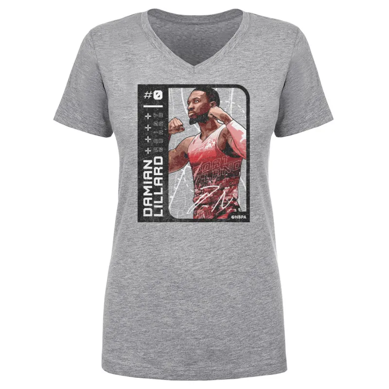 Damian Lillard Portland Card WHT sold by 500 Level