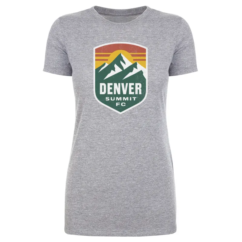 Denver Summit FC Vintage Primary Logo WHT sold by 500 Level