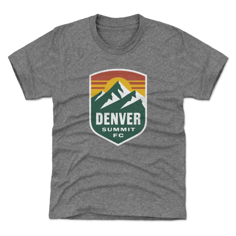 Denver Summit FC Vintage Primary Logo WHT made by 500 Level