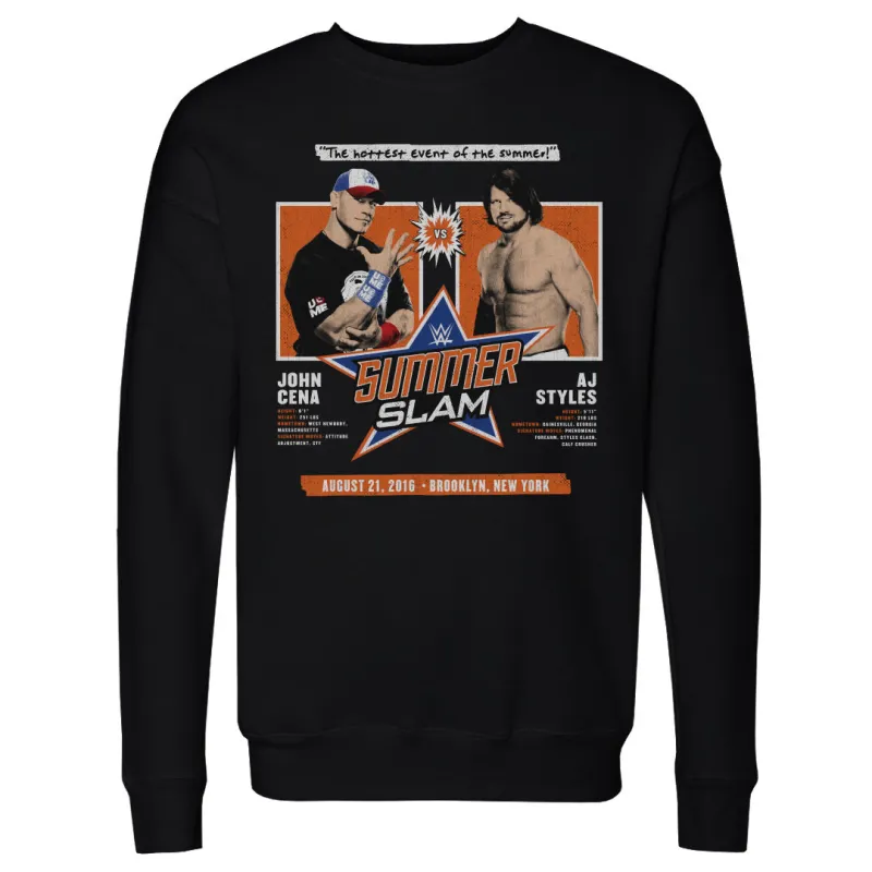 SummerSlam 2016 Match Poster WHT sold by 500 Level