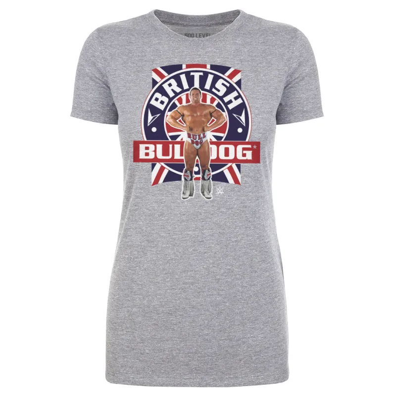 British Bulldog Flag Pose WHT sold by 500 Level