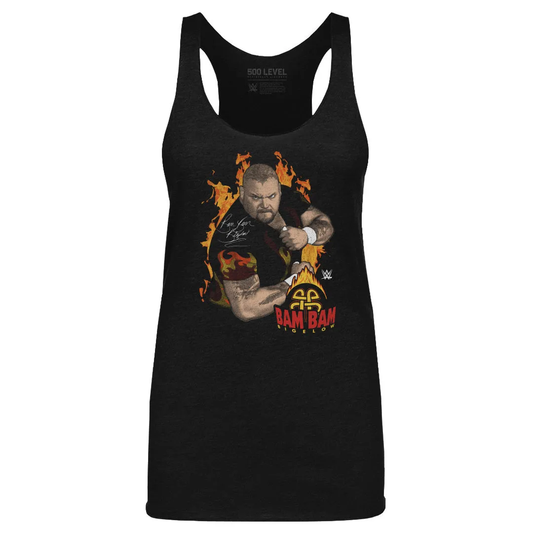 Bam Bam Bigelow Flames Pose WHT sold by 500 Level