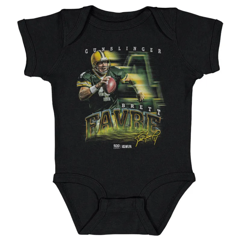 Brett Favre Green Bay Grunge WHT sold by 500 Level
