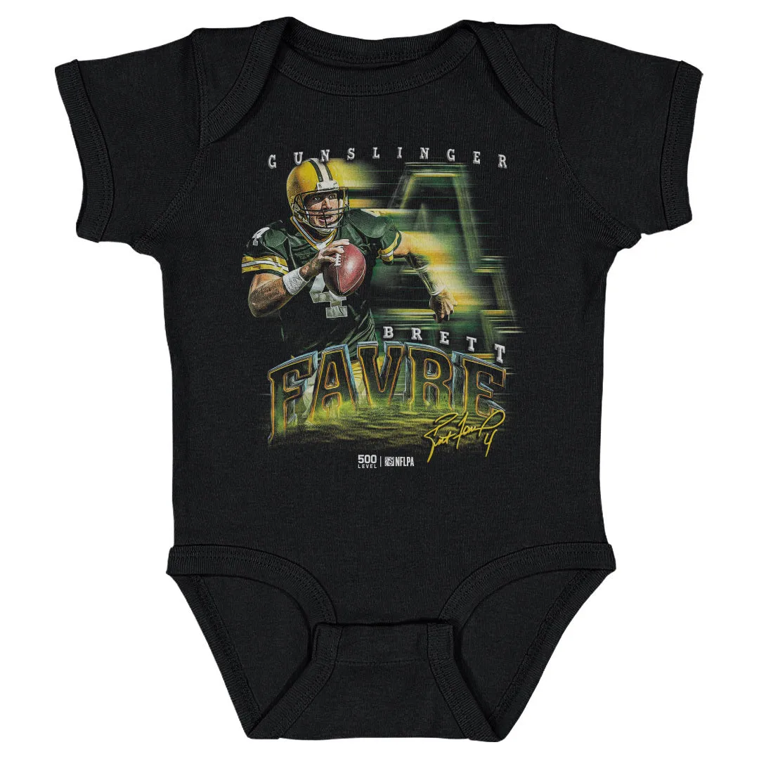 Brett Favre Green Bay Grunge WHT sold by 500 Level