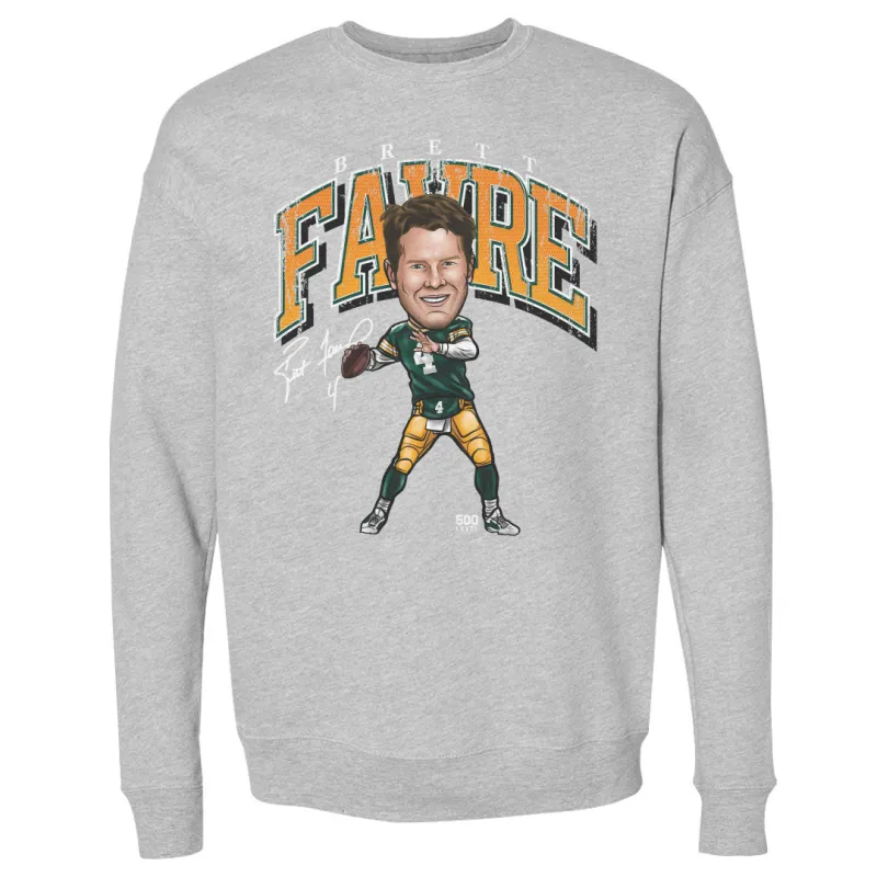 Brett Favre Green Bay Cartoon WHT sold by 500 Level