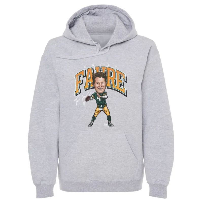 Brett Favre Green Bay Cartoon WHT sold by 500 Level