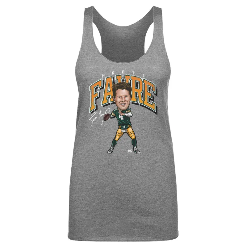Brett Favre Green Bay Cartoon WHT sold by 500 Level