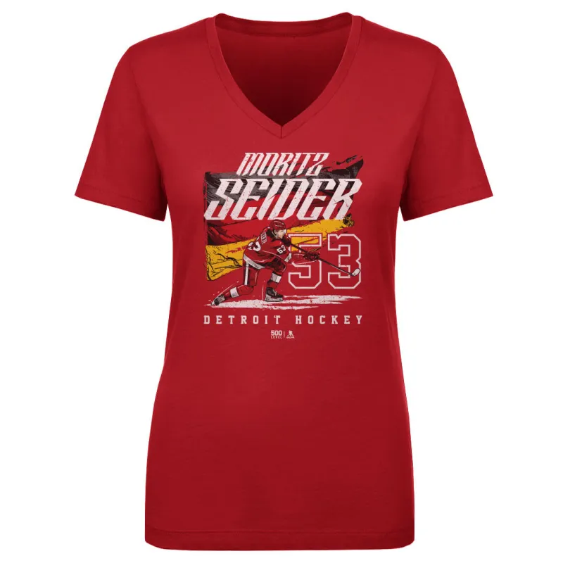 Moritz Seider Detroit Germany Flag WHT sold by 500 Level