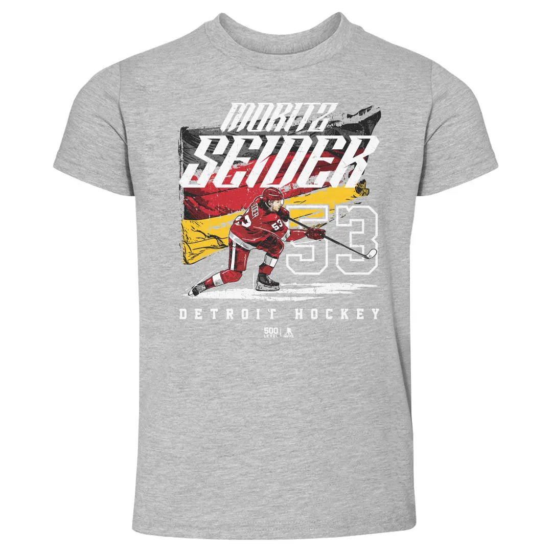 Moritz Seider Detroit Germany Flag WHT sold by 500 Level