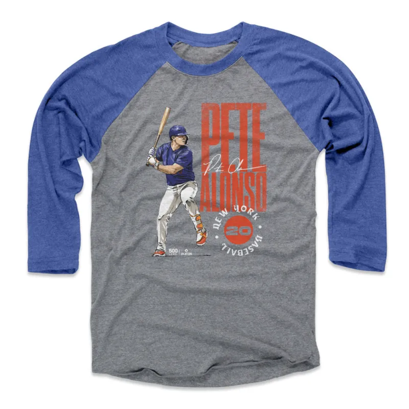 Pete Alonso New York M Stamp WHT sold by 500 Level