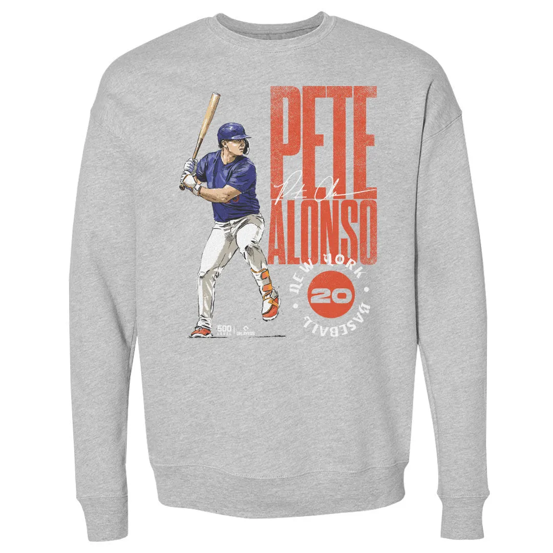 Pete Alonso New York M Stamp WHT sold by 500 Level