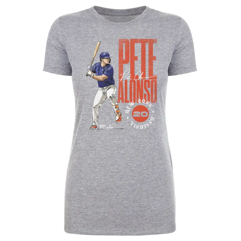 Pete Alonso New York M Stamp WHT sold by 500 Level