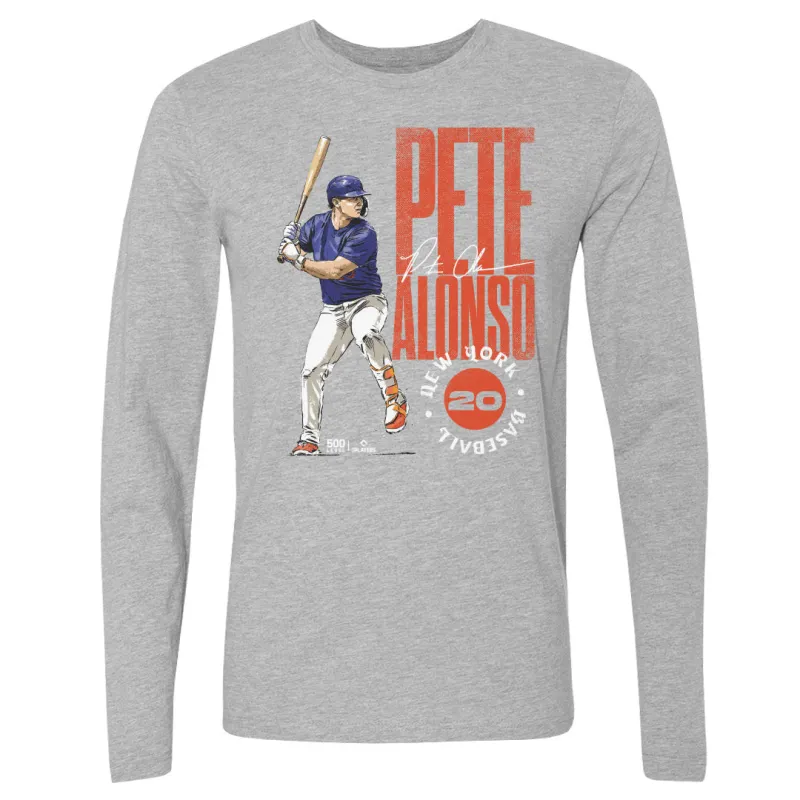 Pete Alonso New York M Stamp WHT sold by 500 Level