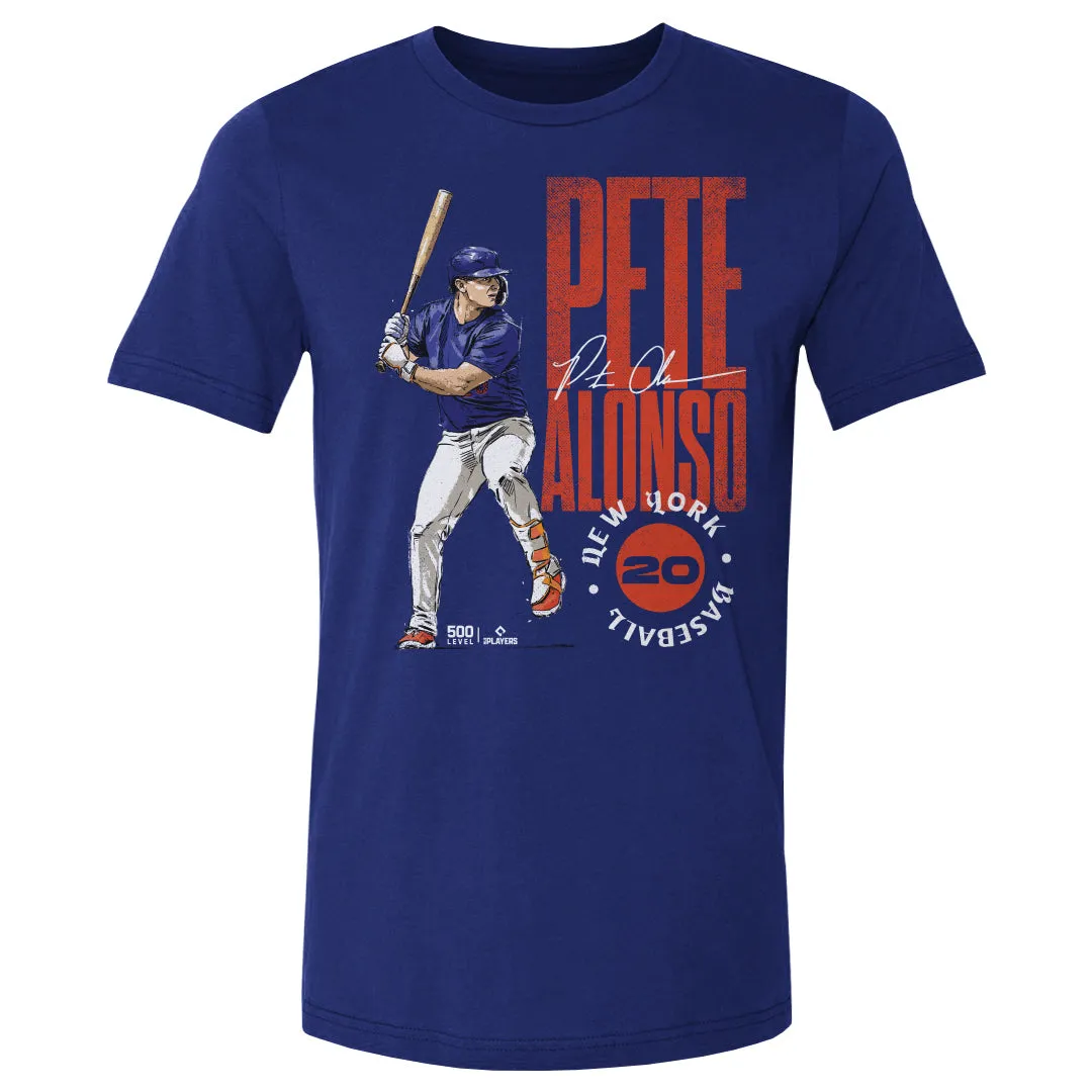 Pete Alonso New York M Stamp WHT sold by 500 Level product image thumbnail 2