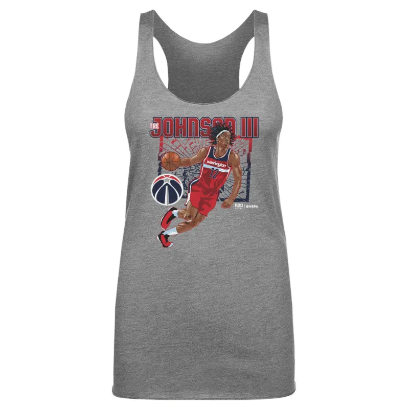 Tre Johnson III Washington Wizards Shattered WHT sold by 500 Level