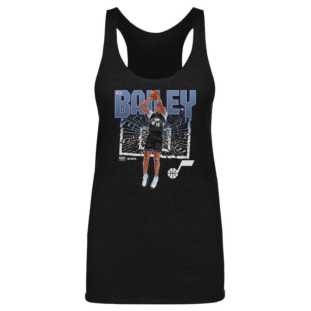 Ace Bailey Utah Jazz Shattered WHT sold by 500 Level product image thumbnail 2