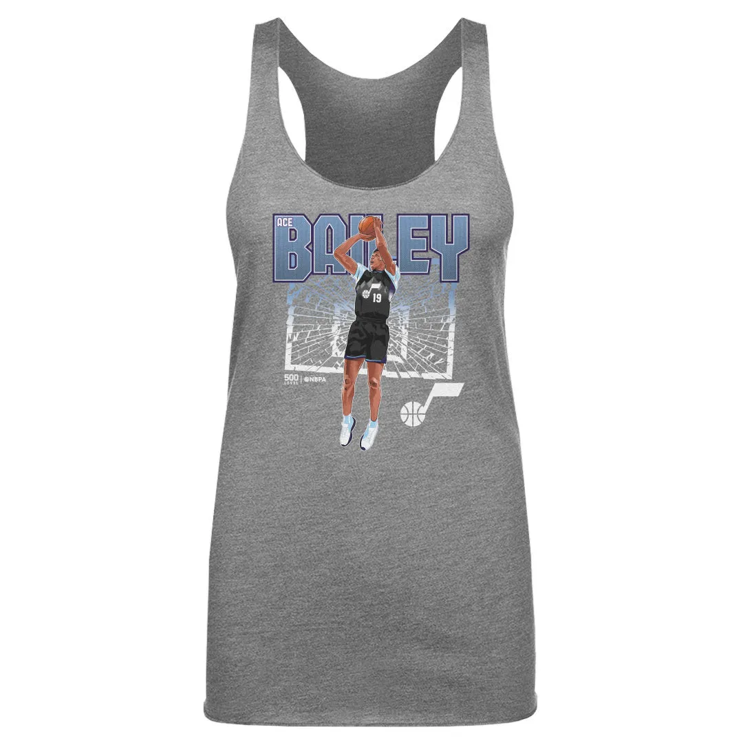 Ace Bailey Utah Jazz Shattered WHT sold by 500 Level product image thumbnail 3