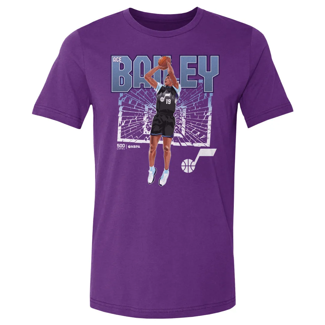 Ace Bailey Utah Jazz Shattered WHT sold by 500 Level product image thumbnail 2