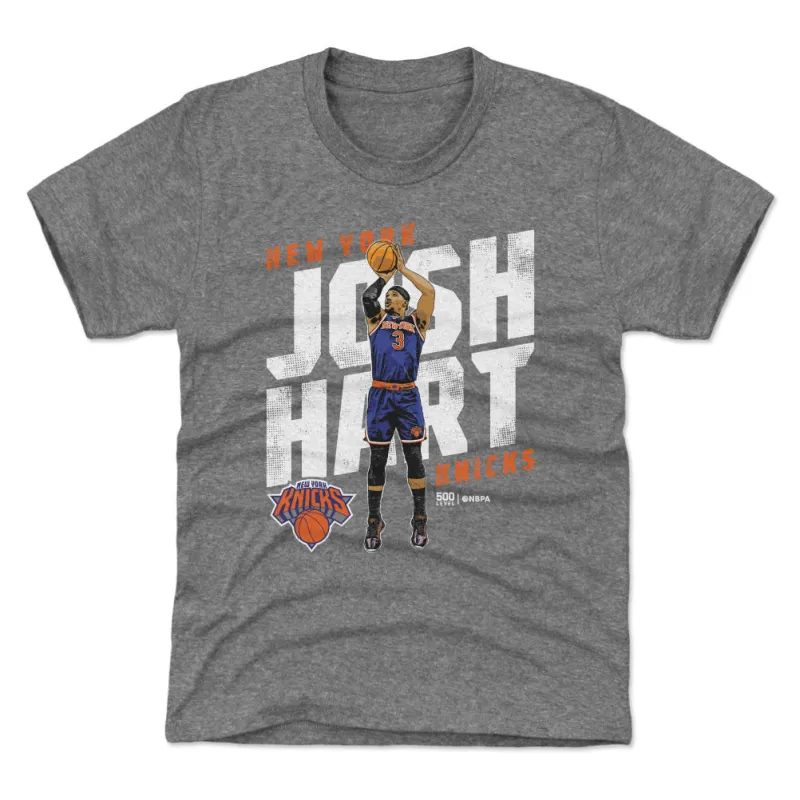 Josh Hart New York Knicks Slant WHT sold by 500 Level