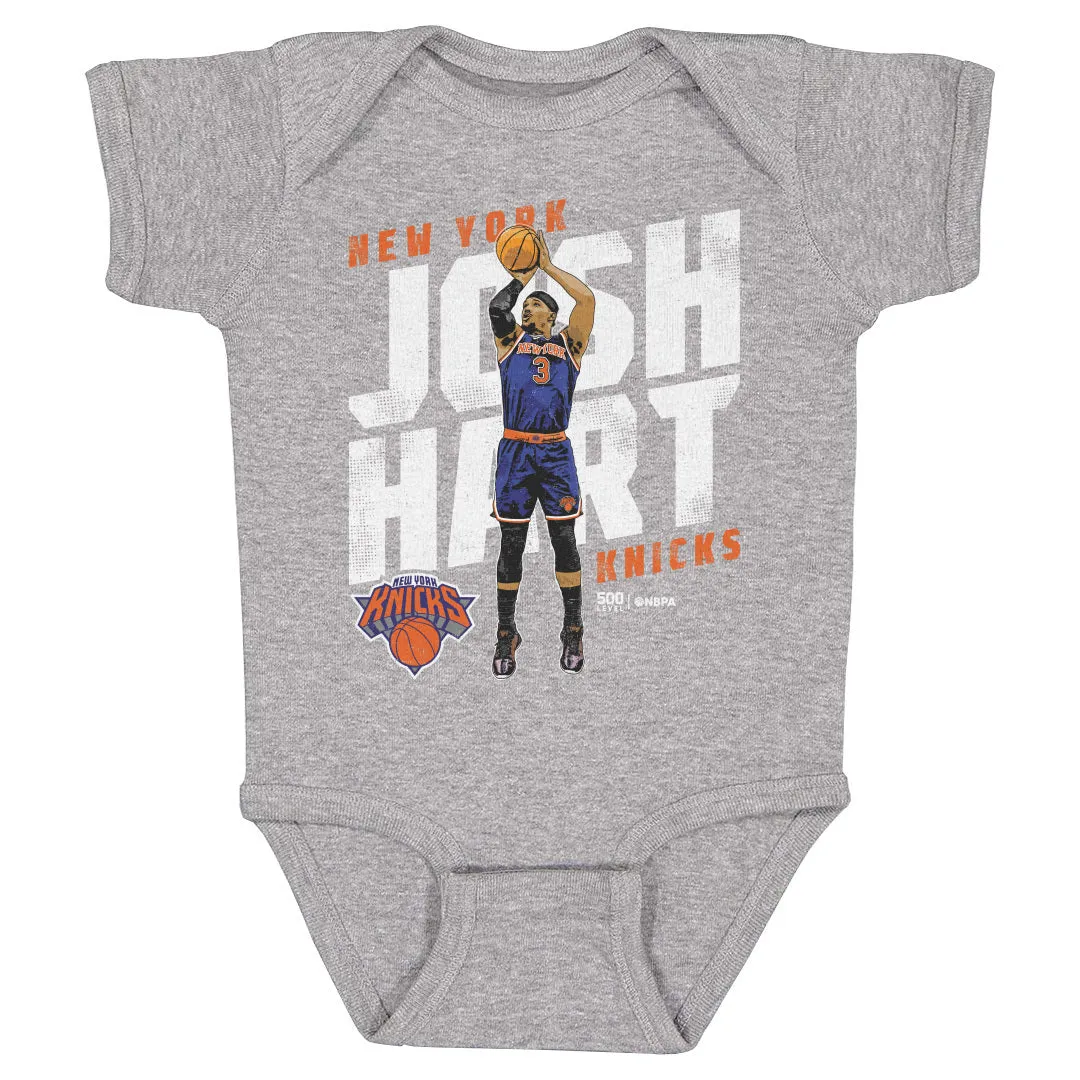 Josh Hart New York Knicks Slant WHT sold by 500 Level
