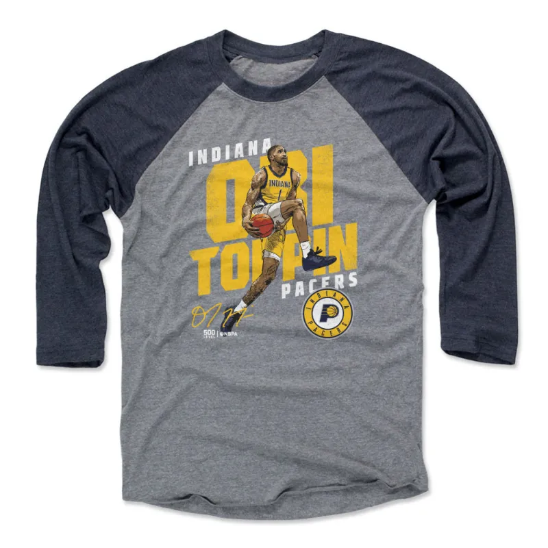 Obi Toppin Indiana Pacers Slant WHT sold by 500 Level