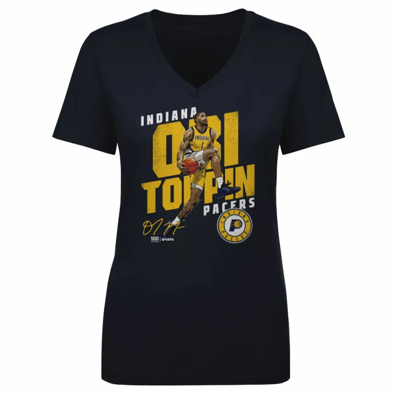 Obi Toppin Indiana Pacers Slant WHT sold by 500 Level