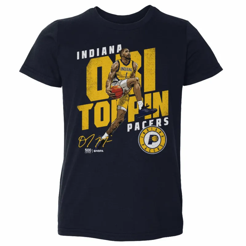 Obi Toppin Indiana Pacers Slant WHT sold by 500 Level