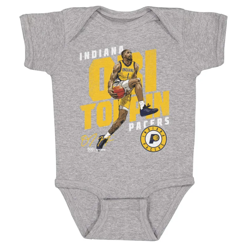 Obi Toppin Indiana Pacers Slant WHT sold by 500 Level
