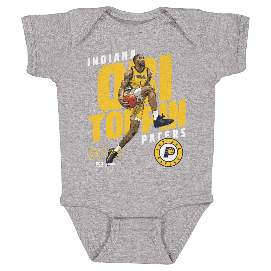 Obi Toppin Indiana Pacers Slant WHT sold by 500 Level