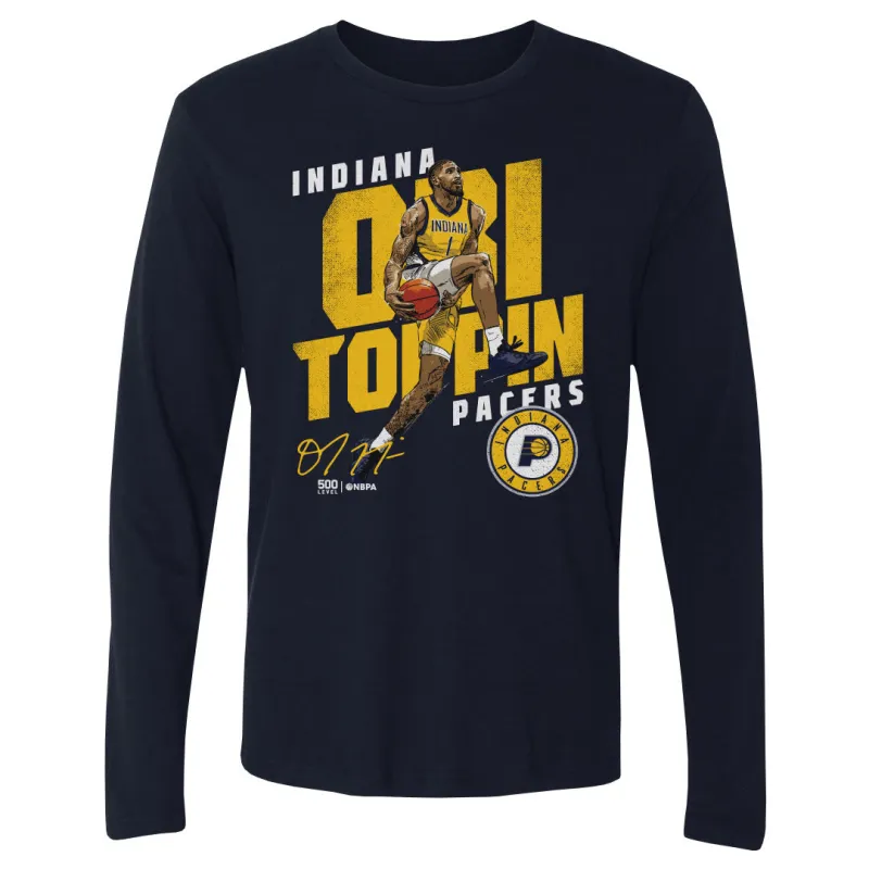 Obi Toppin Indiana Pacers Slant WHT sold by 500 Level