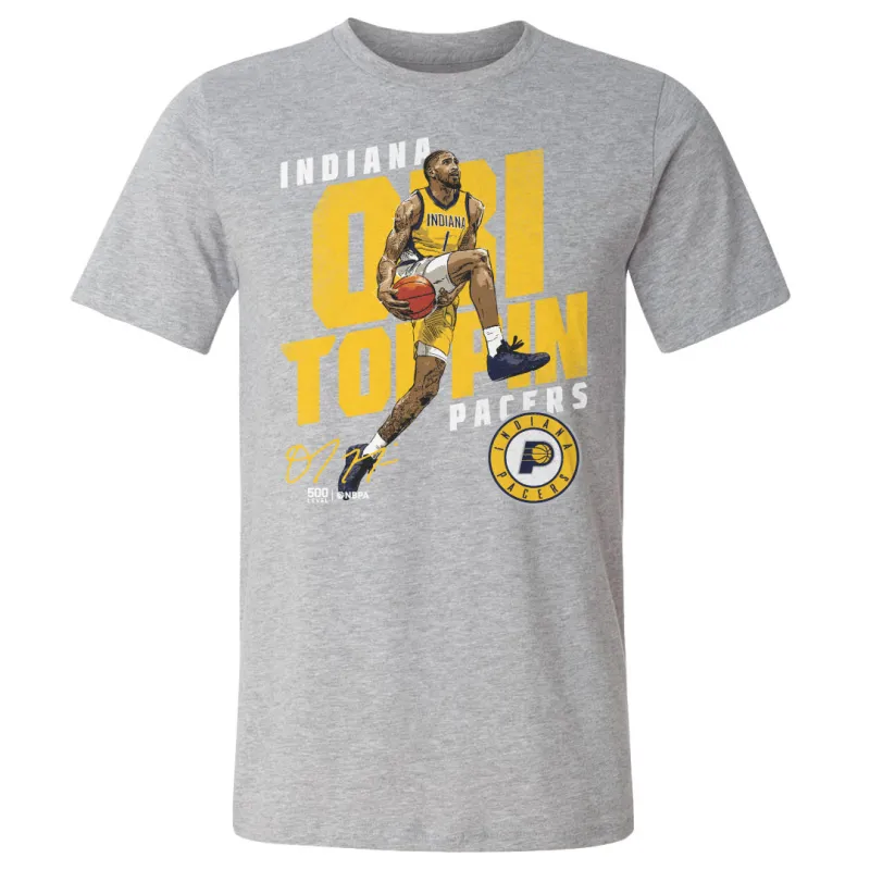 Obi Toppin Indiana Pacers Slant WHT sold by 500 Level