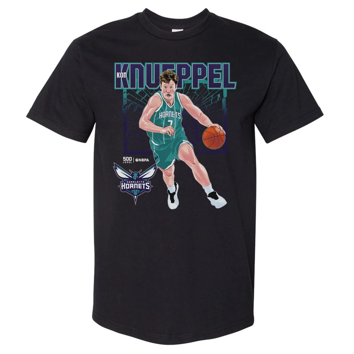 Kon Knueppel Charlotte Hornets Shattered WHT sold by 500 Level